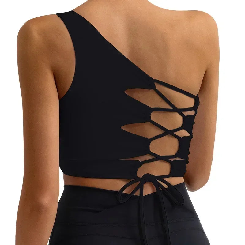 Cloud Hide Sexy Backless Women's Sports Bra for Gym Yoga