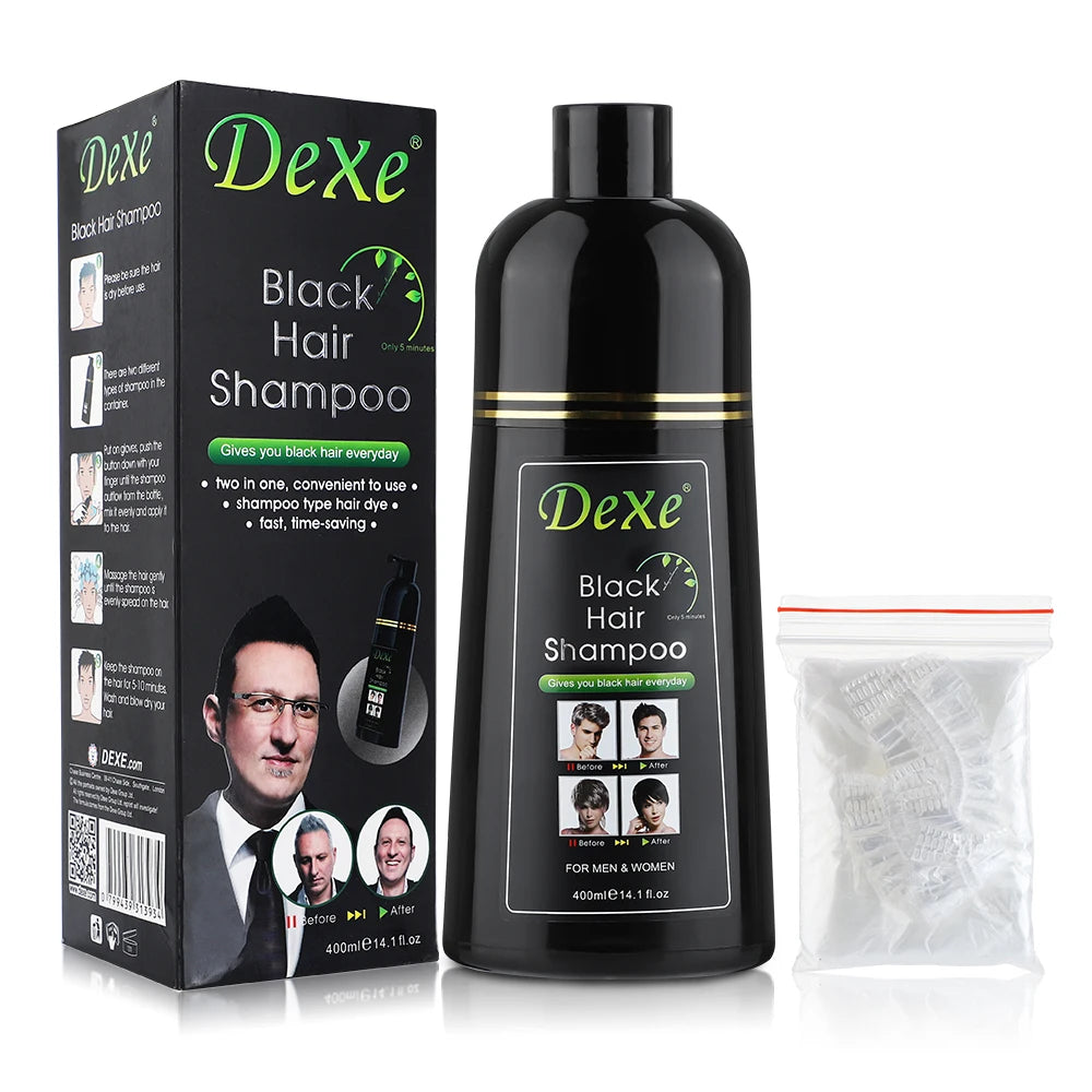 Herbal Black Hair Dye - Black Hair Shampoo 200/400ml