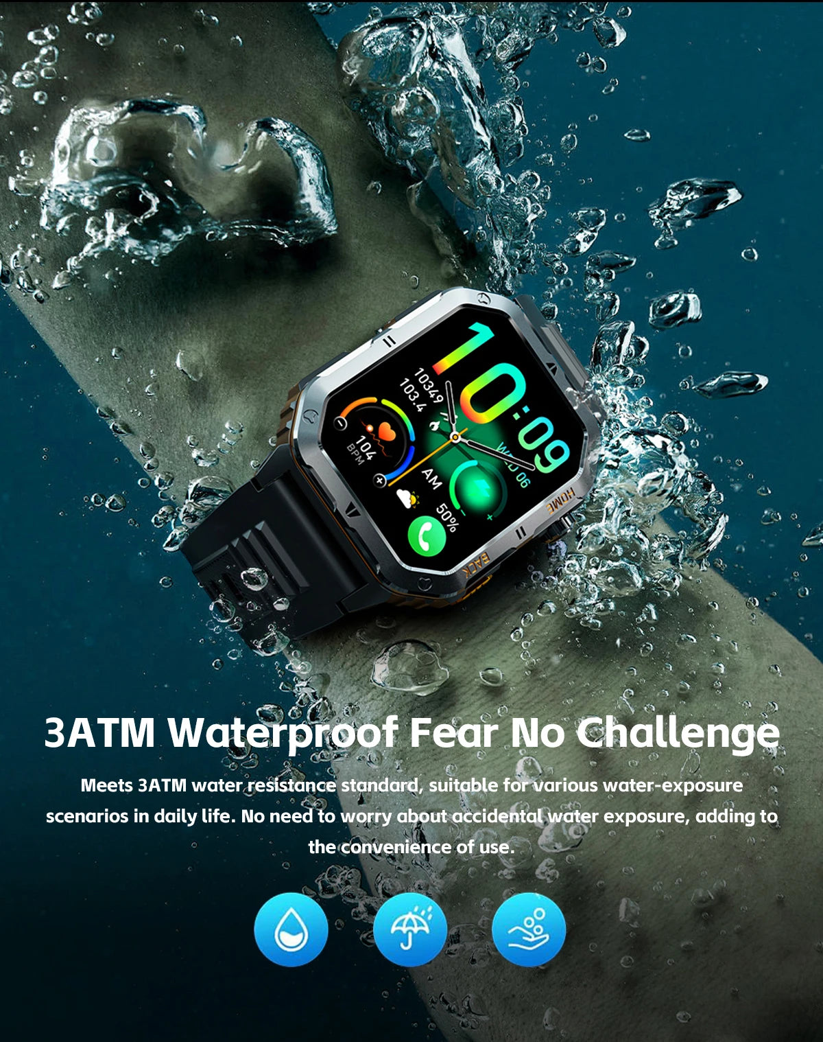 New GPS Smart Watch 2.01"inch Ultra HD Display Built-in GPS Compass Make/Receive Phone Calls 1000mAh Battery Braceletes Original