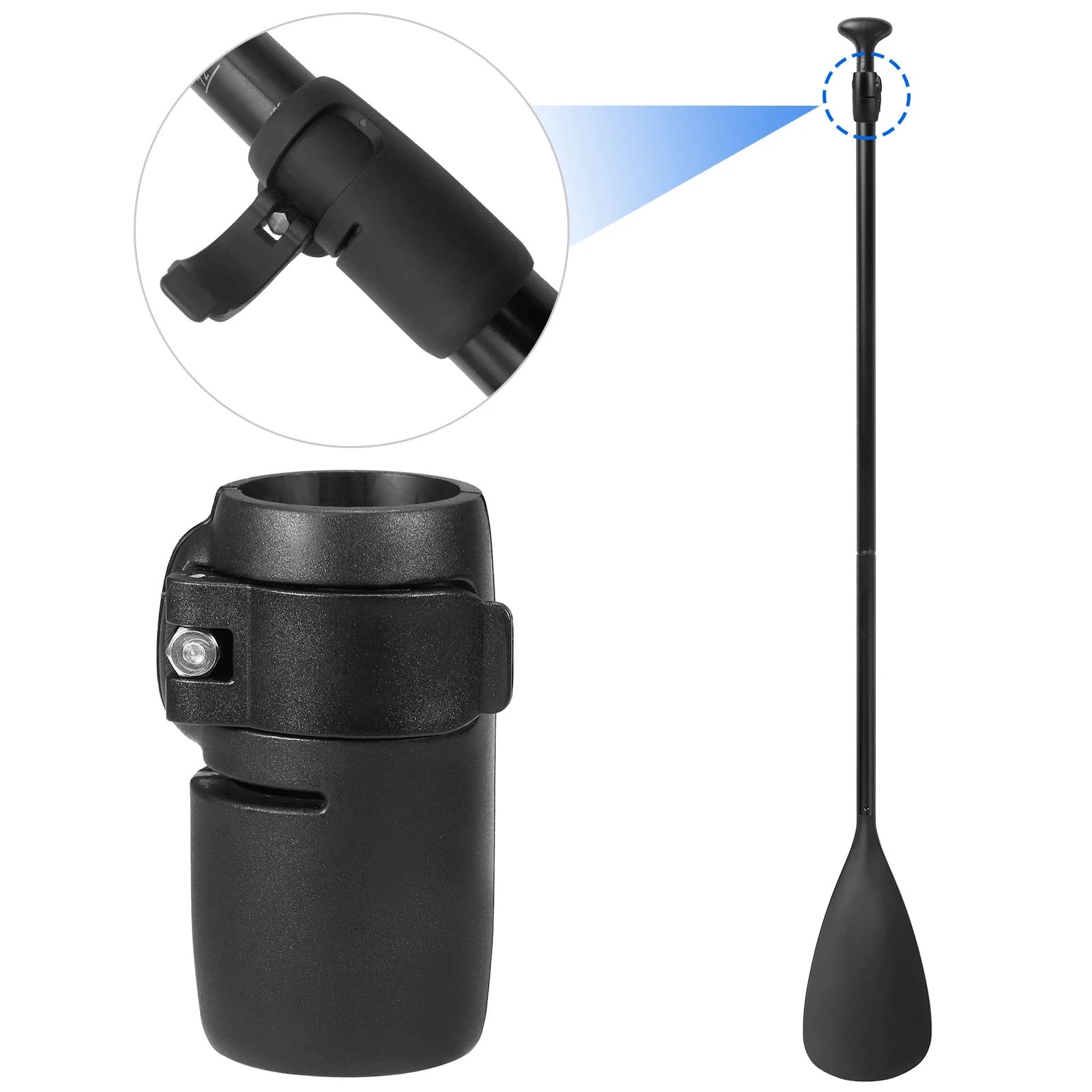 Paddle Clamp Quick Release Paddle Shaft Clamp Adjuster Quick Release Paddle Shaft Clamp Adjustable Nylon Clamp  Paddle Clamp