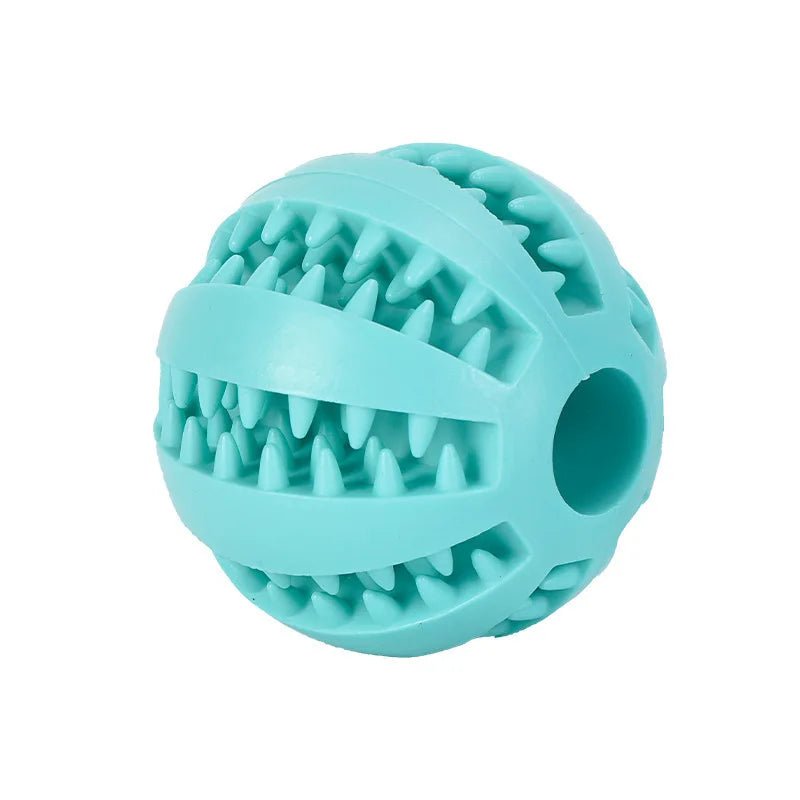 Interactive Play Ball for Dogs and Cats - Chewing &amp; Teeth Cleaning Tool