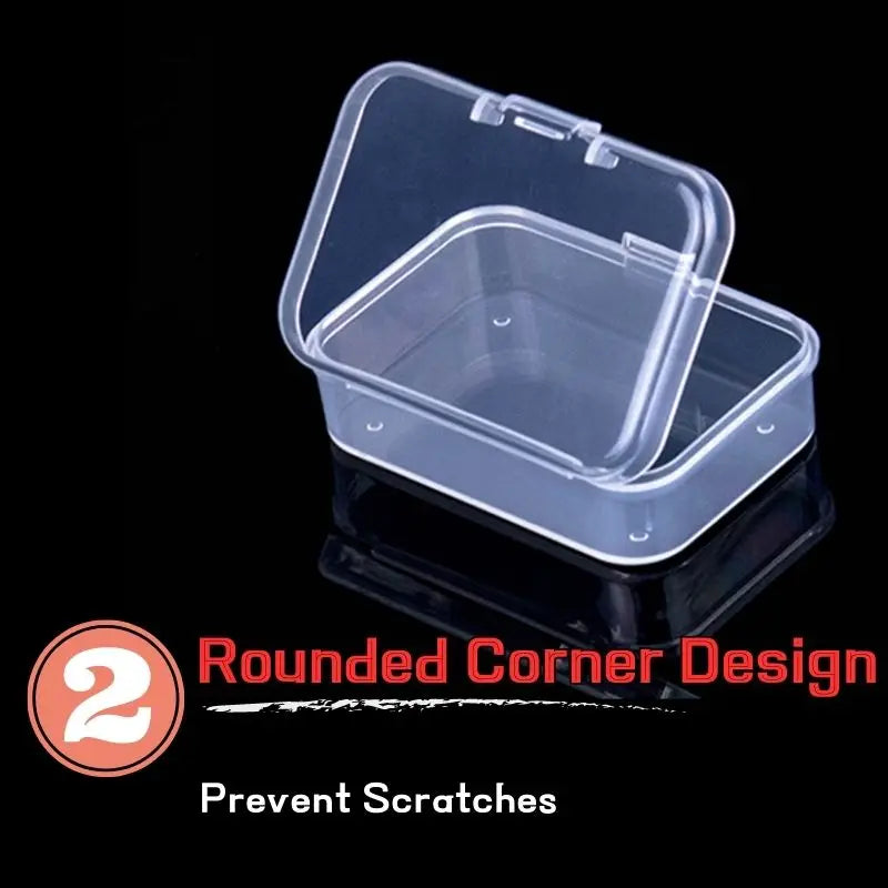 Mini Rectangular Dustproof Plastic Jewelry Box