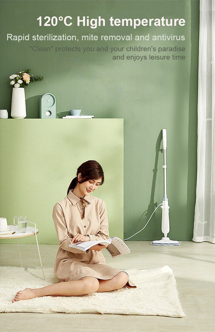 Negative ion antibacterial deodorizing steam mop