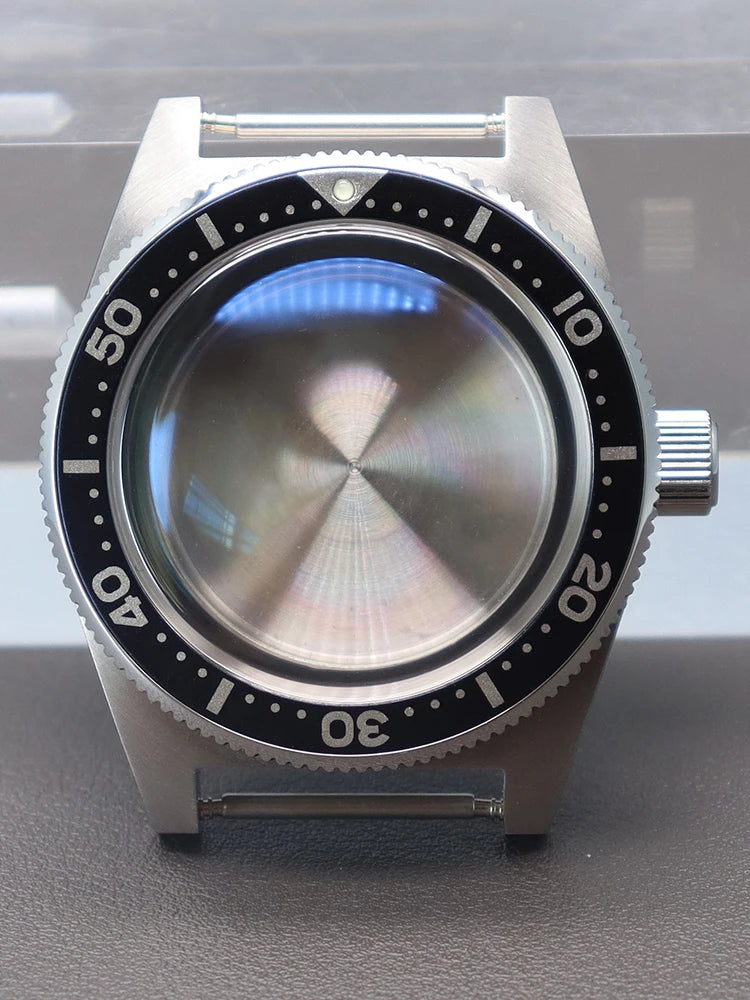 Modified Seiko 62MAS Diving 40mm Vintage Watch Cases Bubble Sapphire Crystal Glass Fit NH34 NH35 NH36 NH38 Movement 28.5mm Dial - Daisan Mart