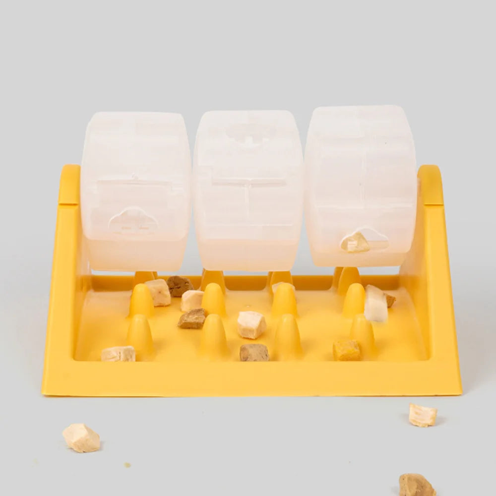 Pet Slow Feeder Roller for Dogs & Cats: Intelligence-Developing Slow Feeding Trainer, New Style Optional Auto Feeder, - Daisan Mart