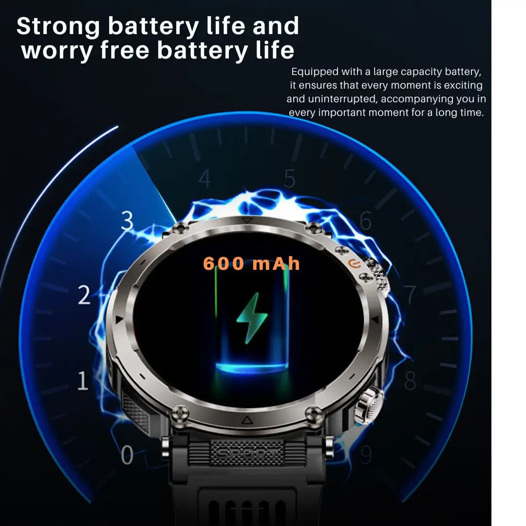 Men's Smart Watch - Call, Compass, LED, Sports