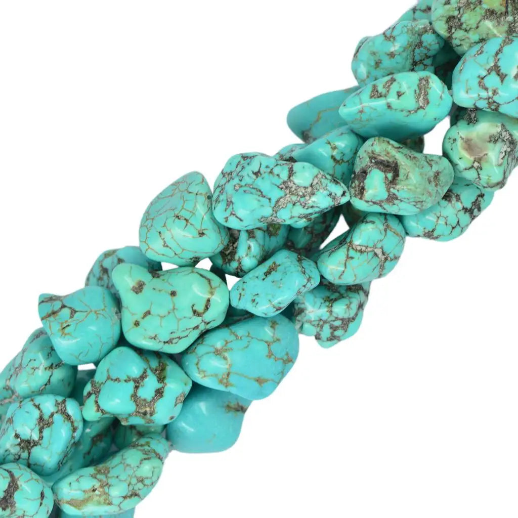 Blue Turquoise - Natural Stone Beads Jewelry