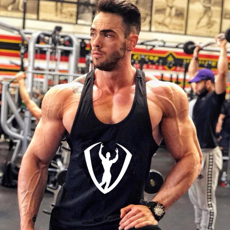 Áo Ba Lỗ Thể Hình Nam - Gym Cotton Không Tay - Daisan Mart