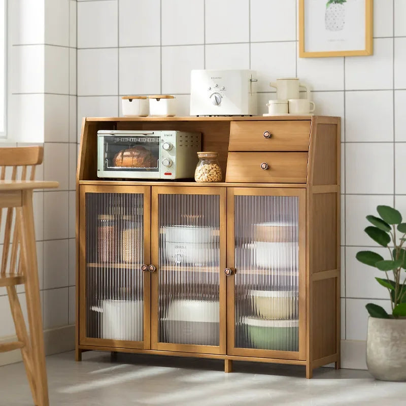 Multi-function Kitchen Cabinets and Shelves for Conveniently Storing Household Items