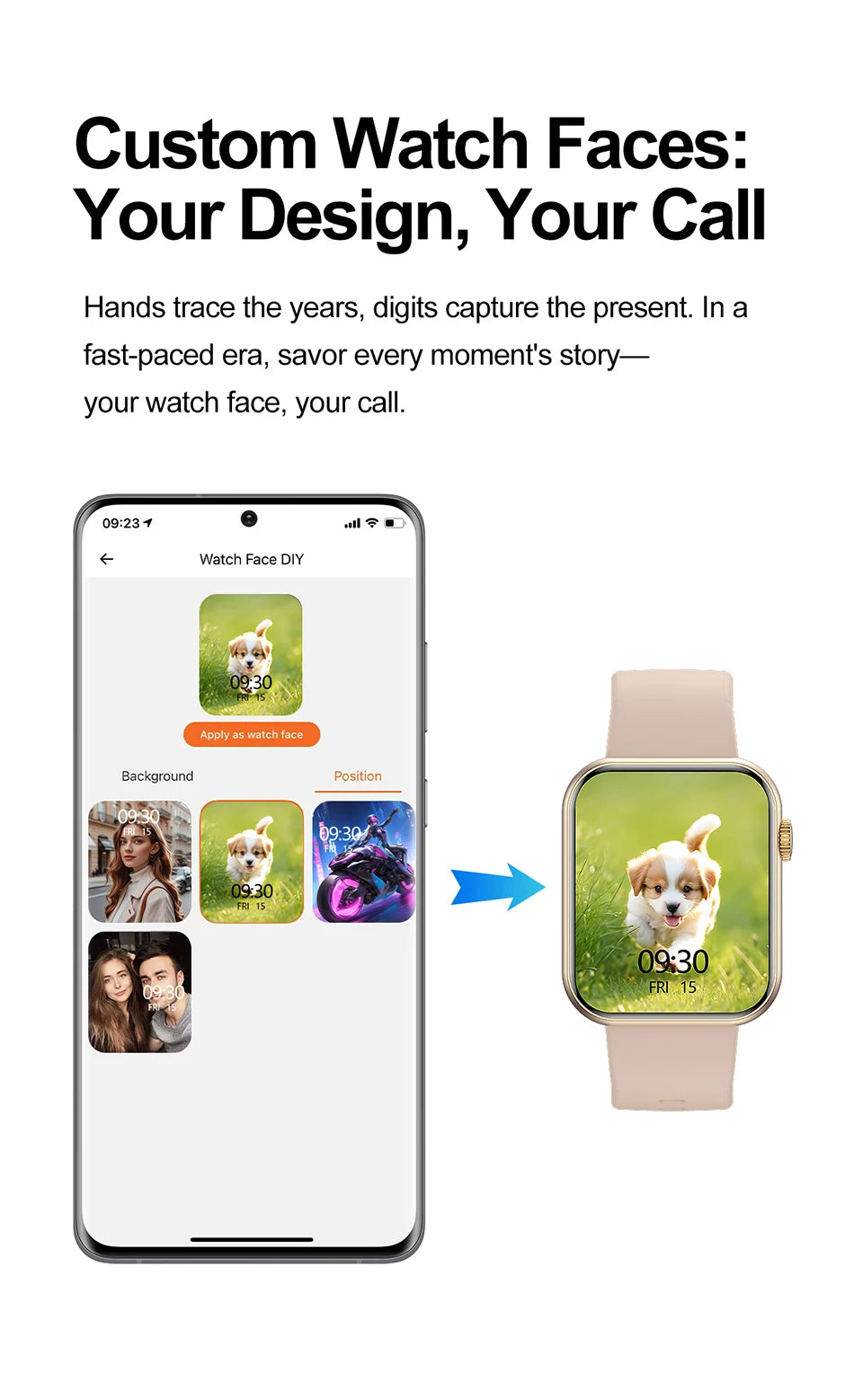 SmartWatch 2025 - Màn Lớn, Kết Nối Bluetooth