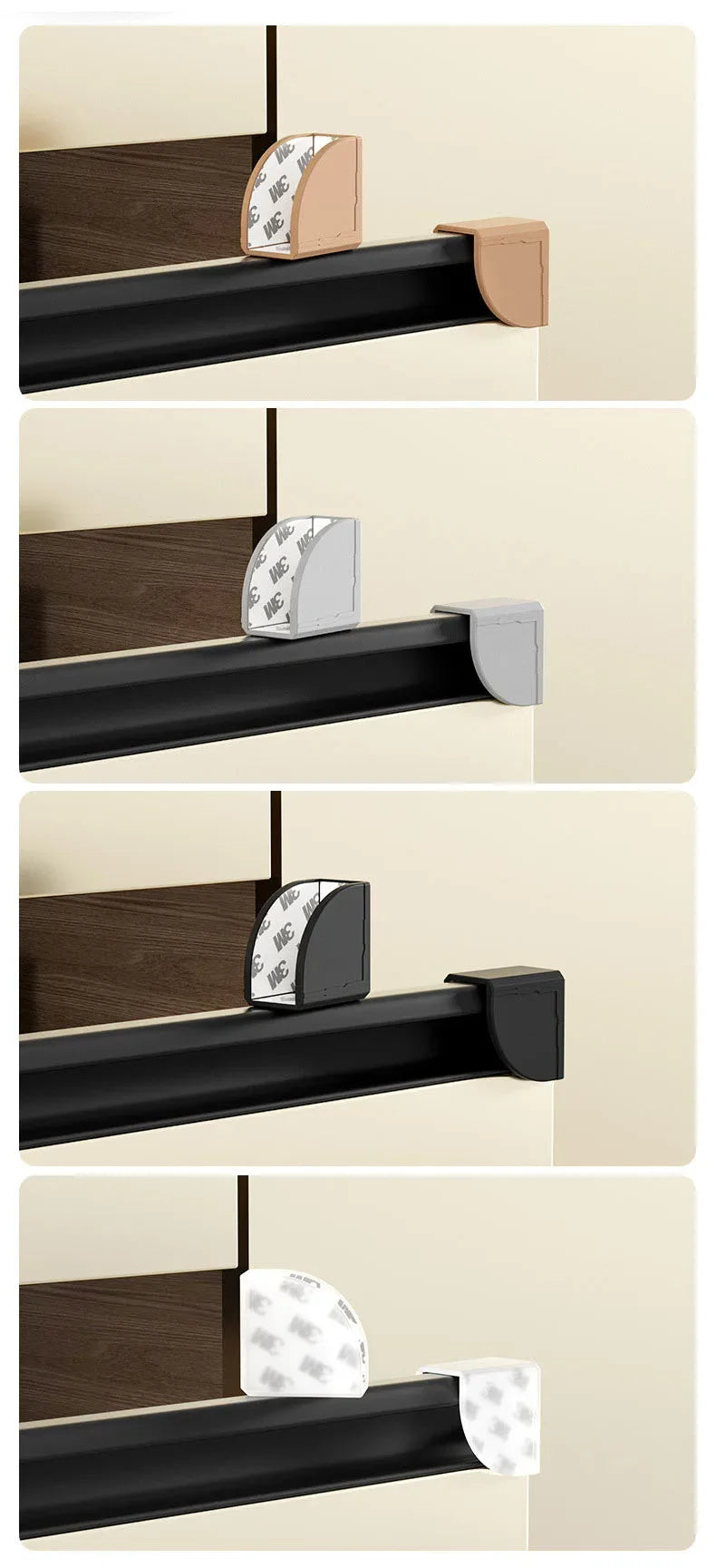 Miếng Bọc Cạnh Tủ An Toàn Silicone Cho Bé - Daisan Mart