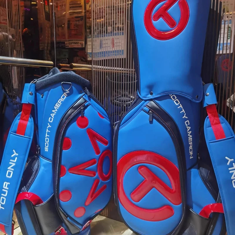 Fashionable unisex waterproof PU standard golf bag