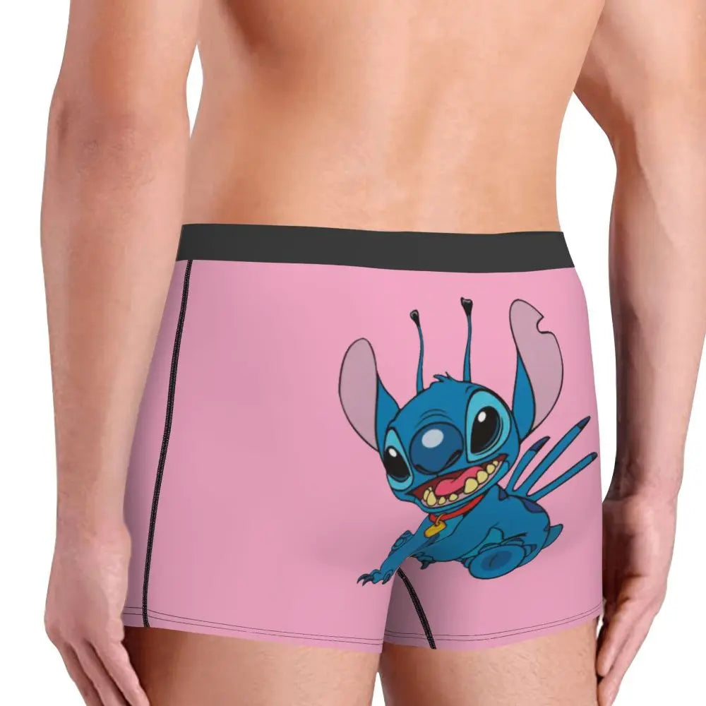 Quần Sịp Nam Lilo Stitch Thoải Mái Phong Cách Anime