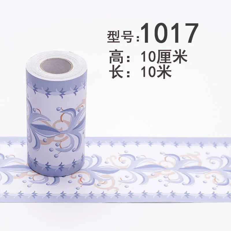 Waterproof PVC Wall Panels Self-Adhesive Skirting Board - Bathroom Safe Tile Border Sticker for Shower Corner Guard