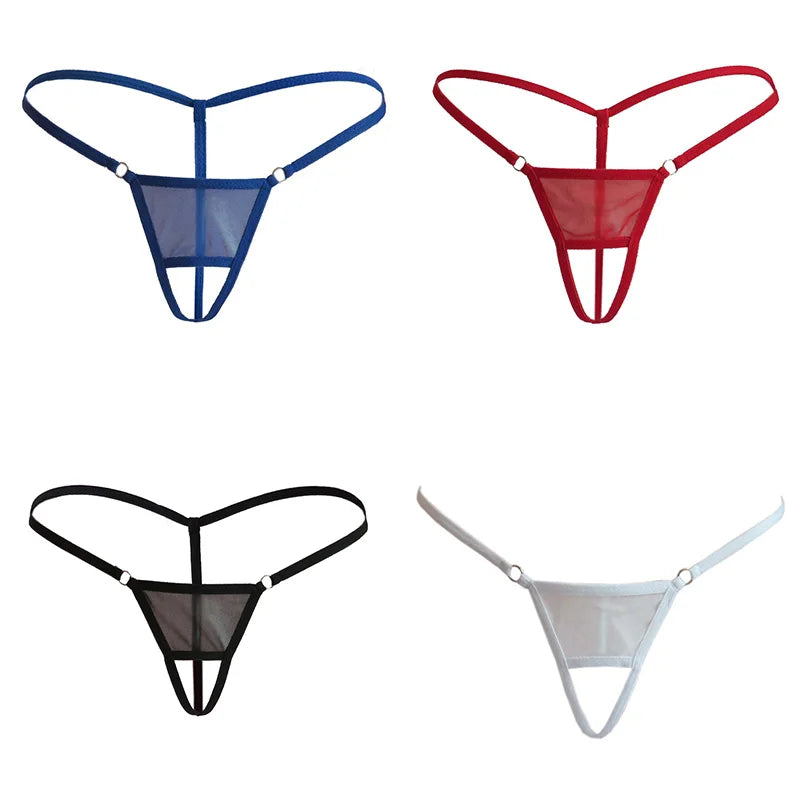 Sexy Men's Underwear with Sexy Split Jock Breathable