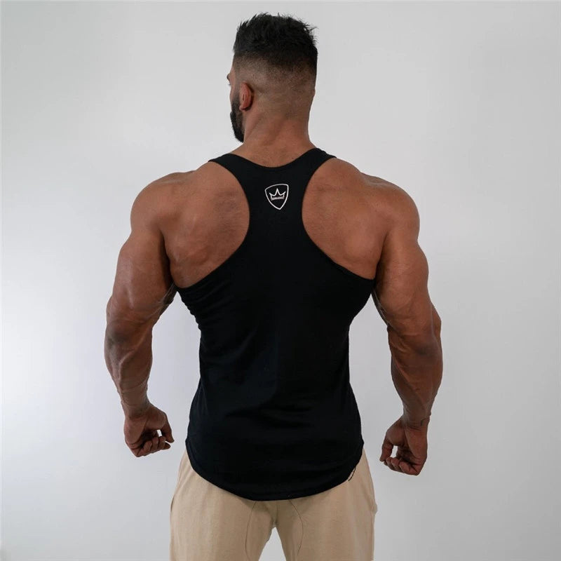 Áo Ba Lỗ Thể Hình Nam - Gym Cotton Không Tay - Daisan Mart
