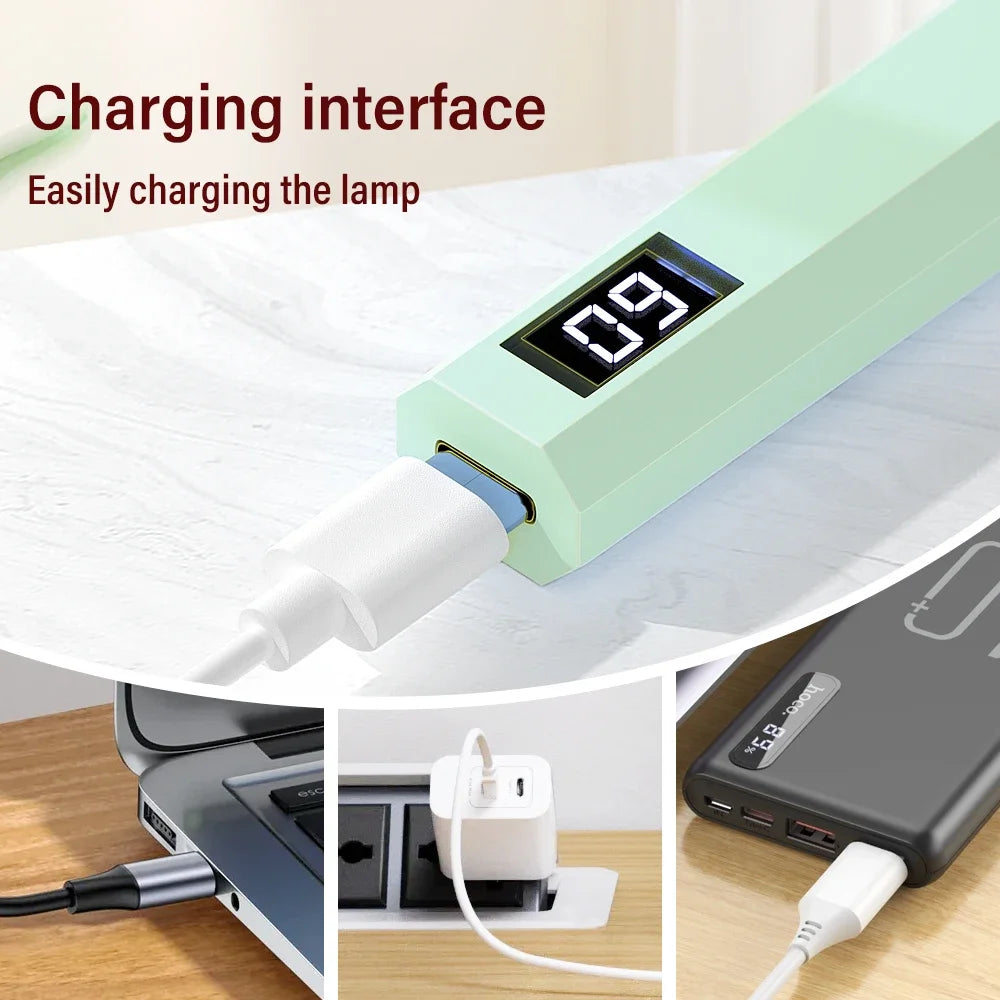 Đèn Sấy Gel Mini UV LED Cầm Tay - Sạc Nhanh USB