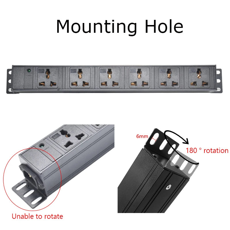 Ổ Điện PDU Đa Năng 2-8 Ổ Cắm UK Chất Lượng Cao - Daisan Mart