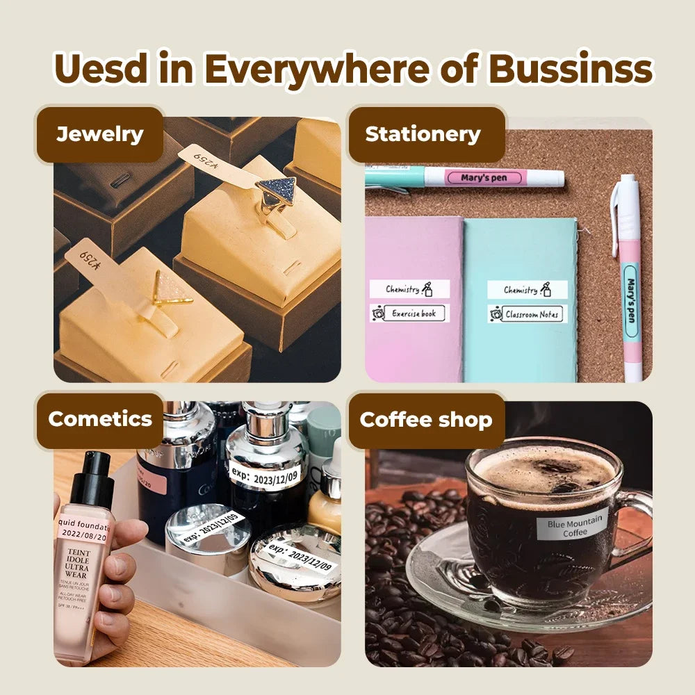 Phomemo Q30 Label Printer Mini Printer Pocket Thermal Label Maker Wireless Sticker Pocket Portable Printer Various Label Paper - Daisan Mart