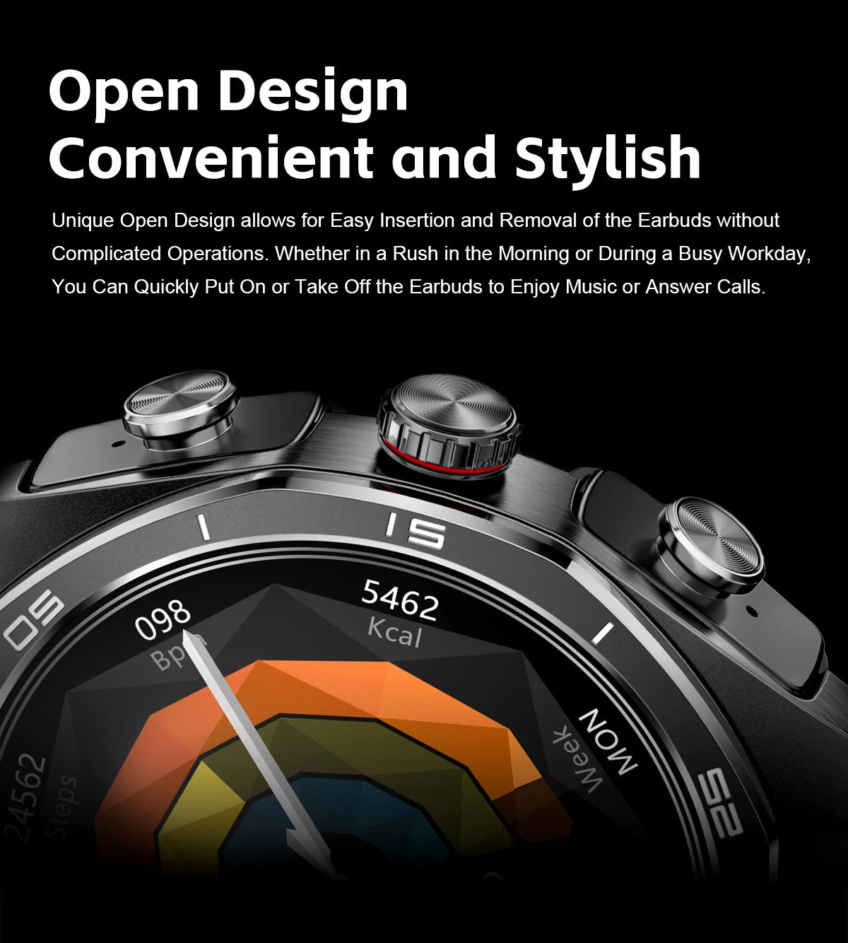 Đồng Hồ Thông Minh TWS 2in1 Chống Nước IP67 Bluetooth