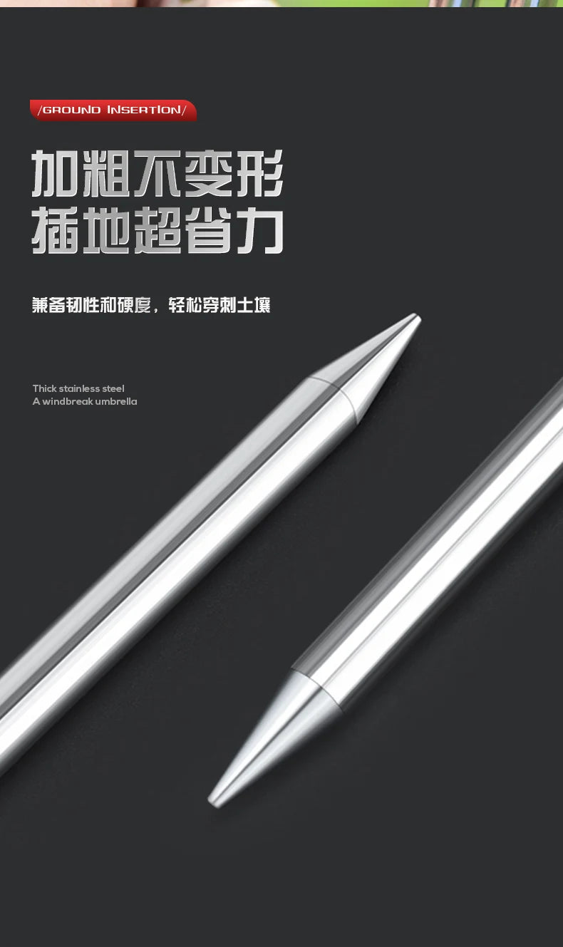 Ô Câu Cá Inox Chịu Lực, Chân Đế 4 Chân Chống Gió