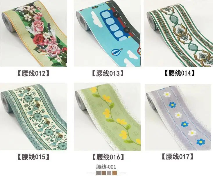 Waterproof PVC Wall Panels Self-Adhesive Skirting Board - Bathroom Safe Tile Border Sticker for Shower Corner Guard