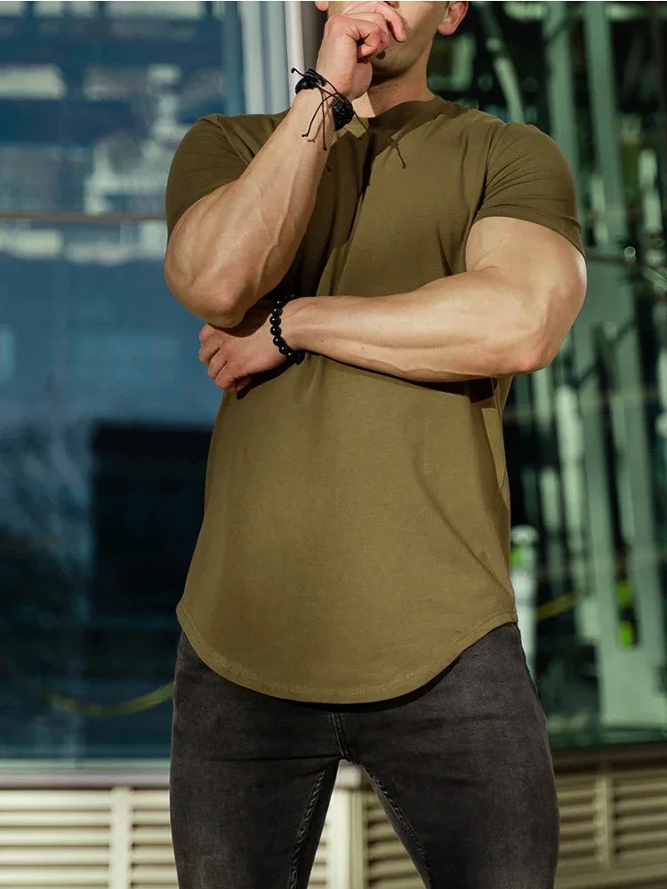 Áo Thun Thể Thao Nam Tập Gym Cotton Cao Cấp Mùa Hè - Daisan Mart