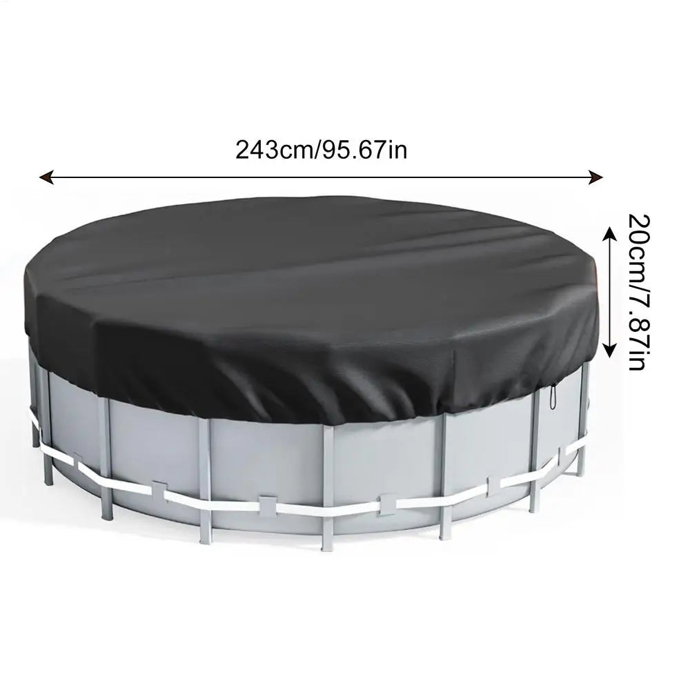 Tấm Bạt Tròn Che Hồ Bơi Gấp Gọn - Bảo Vệ & Chống Bụi