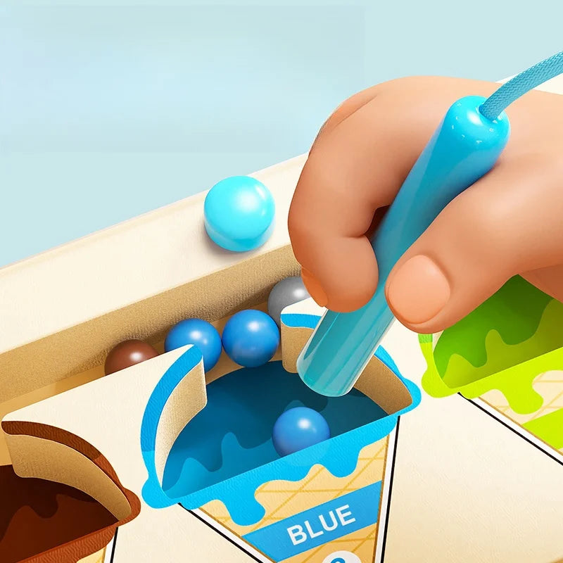 Smart magnetic maze toy for children 2-6 years old