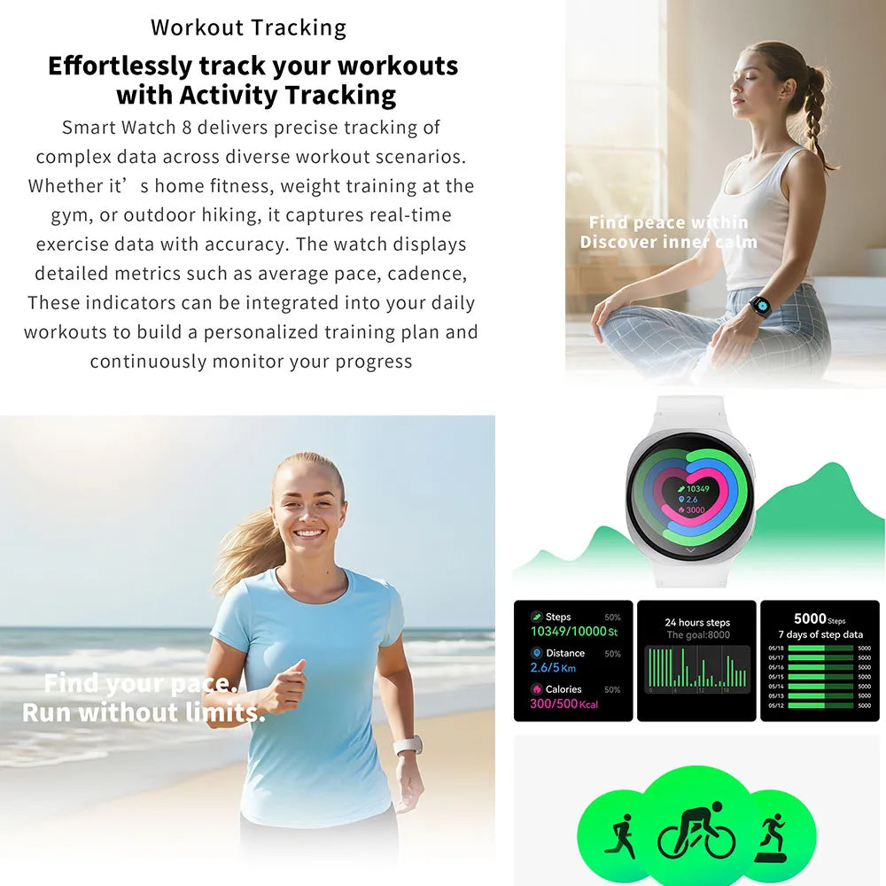 Đồng Hồ Thông Minh 2025 - Ultra HD Chống Nước GPS NFC