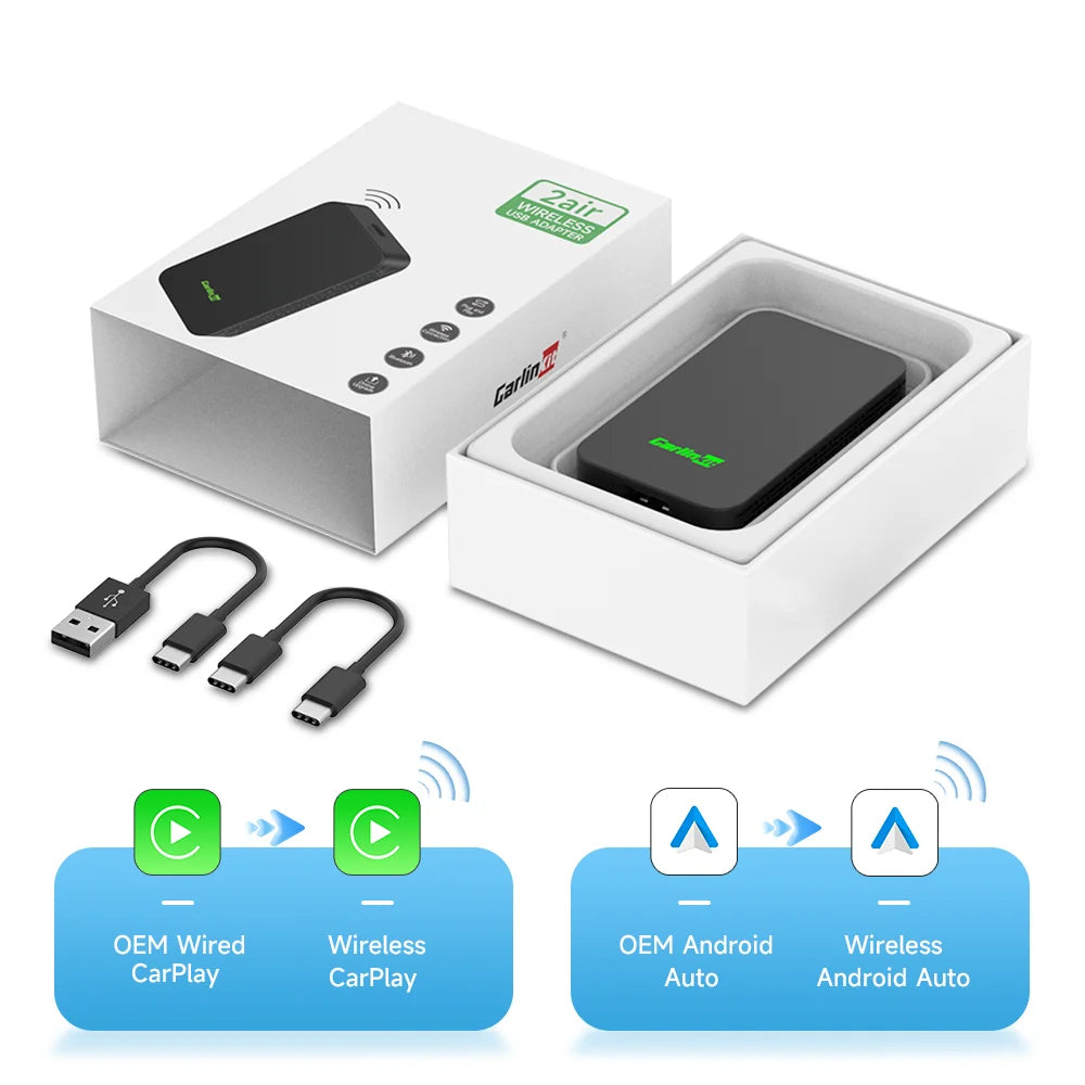 CarlinKit 5.0 4.0 3.0 CarPlay Wireless Dongle Activator Auto-connect For Audi Porshe Benz VW Volvo Toyota Plug&Play MP4 MP5 Play