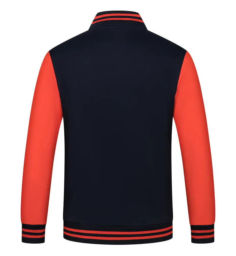 Unisex Sports Bomber Jacket Large Size 4XL