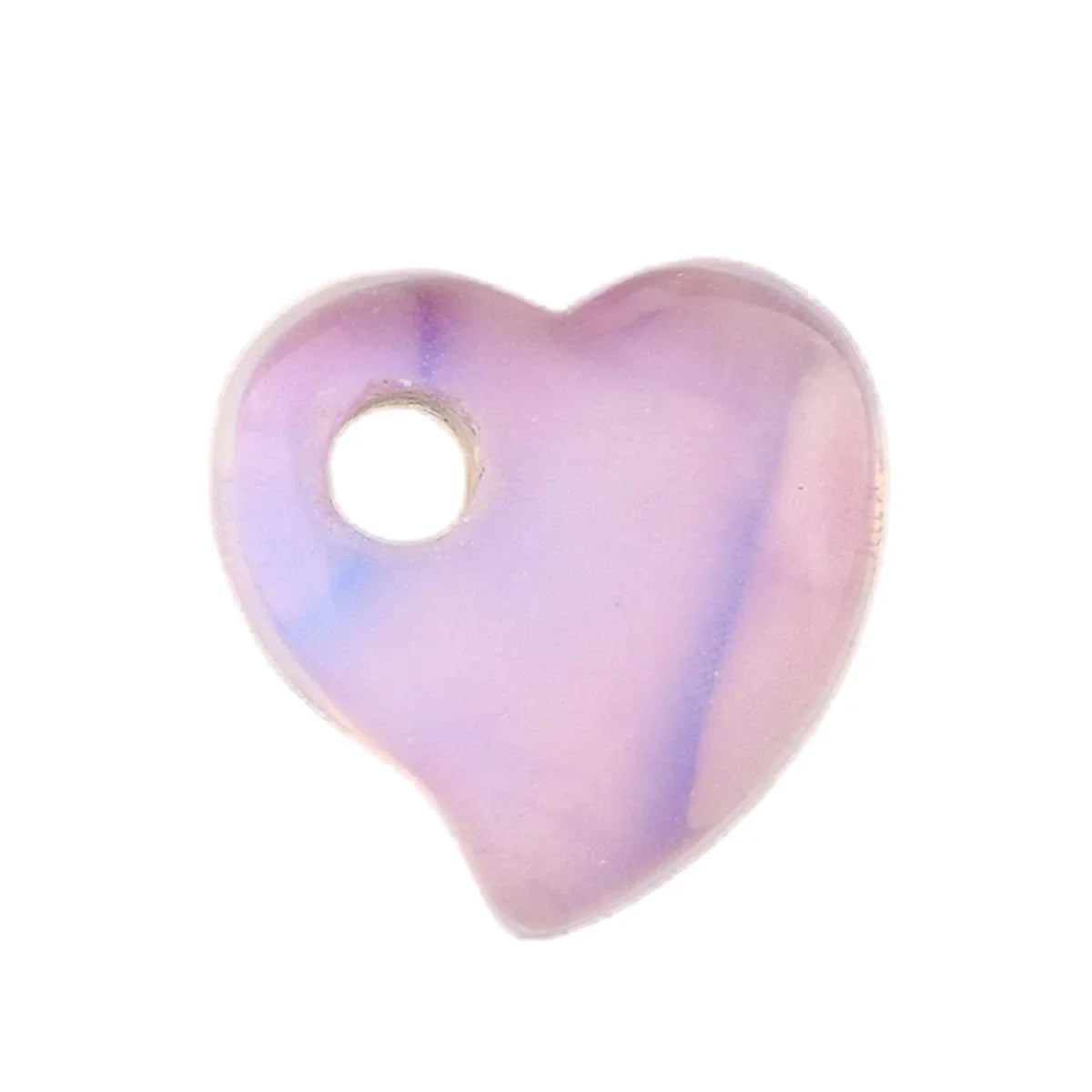 30MM Heart Shaped Quartz Healing Pendant