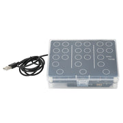 Đồng hồ LED nhị phân DIY, hiển thị số, USB 5V