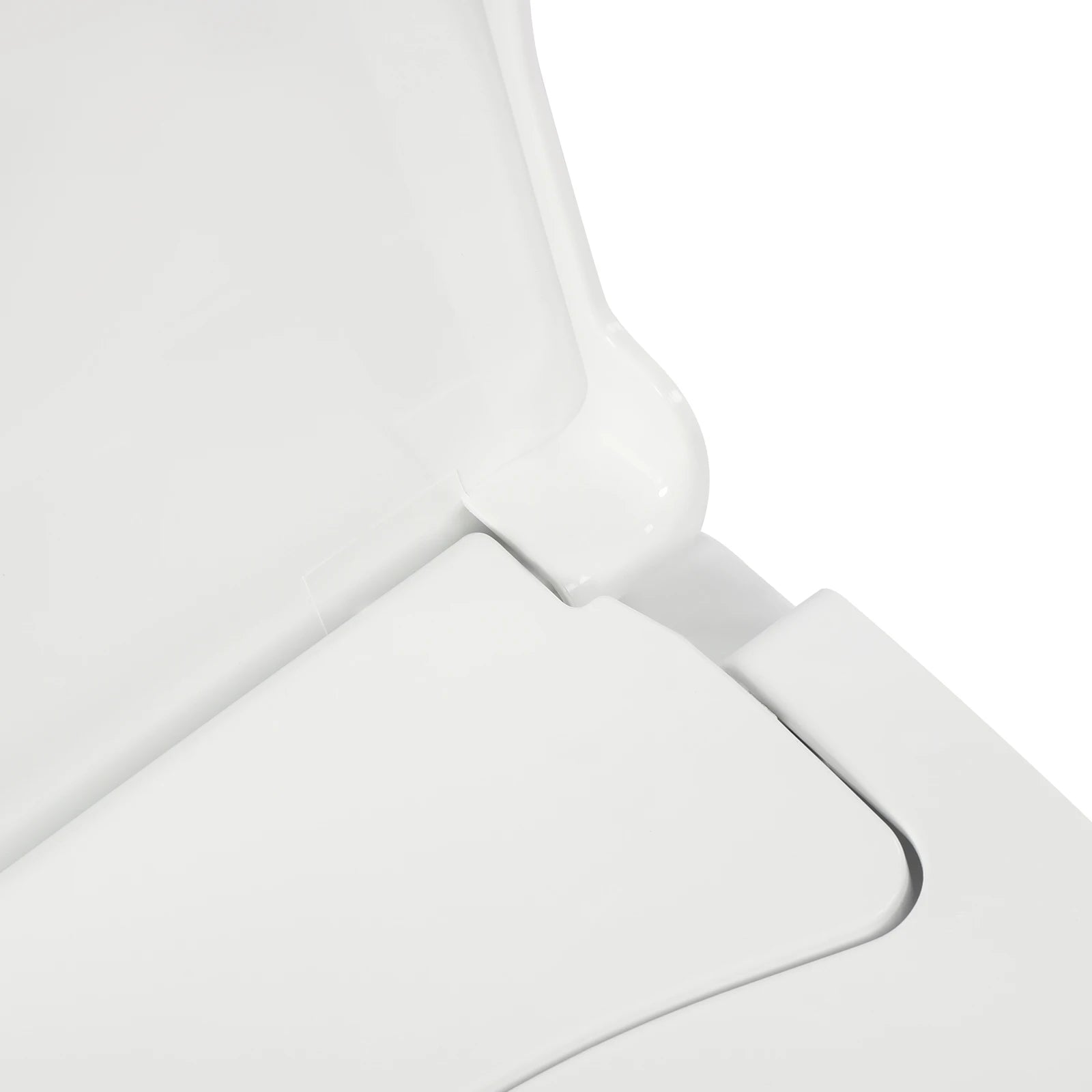 Non-Electric Bidet Toilet Seat White Dual Nozzle System - Bidet with Easy Installation Fits Elongated Toilets - Daisan Mart