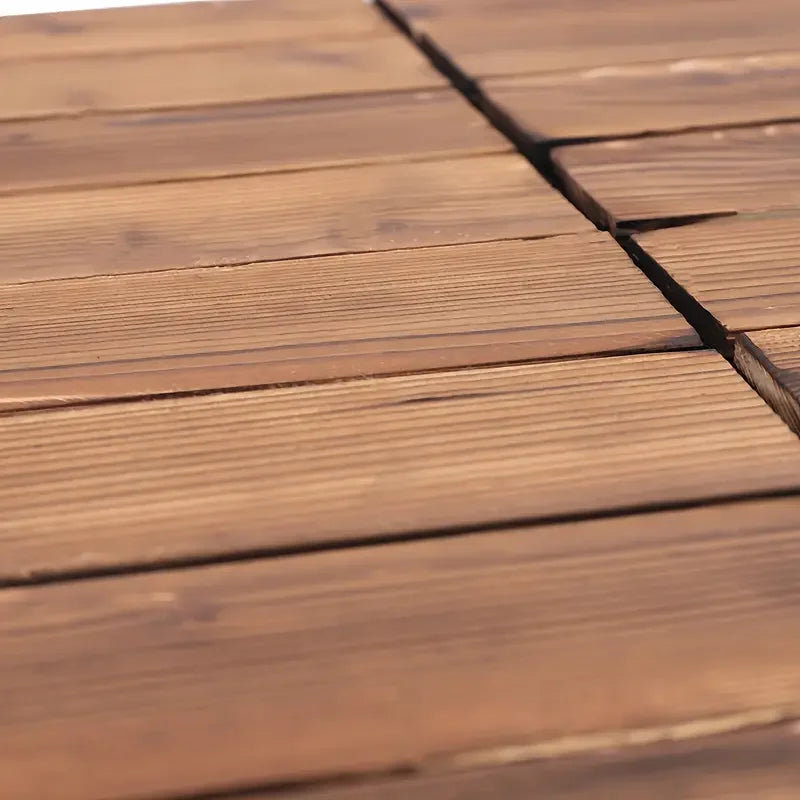 10 Pcs 30*30cm DIY Interlocking Flooring Tiles Waterproof and Anti-slip Floor Tiles Suitable for Outdoor Gardens Terraces