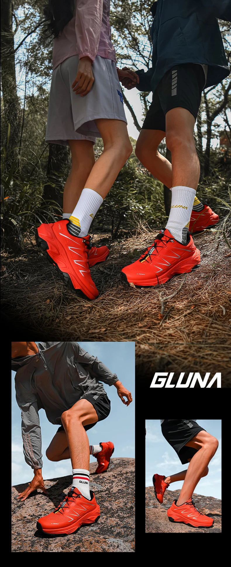 GLUNA 2024 - Lightweight Waterproof Unisex Sports Shoes