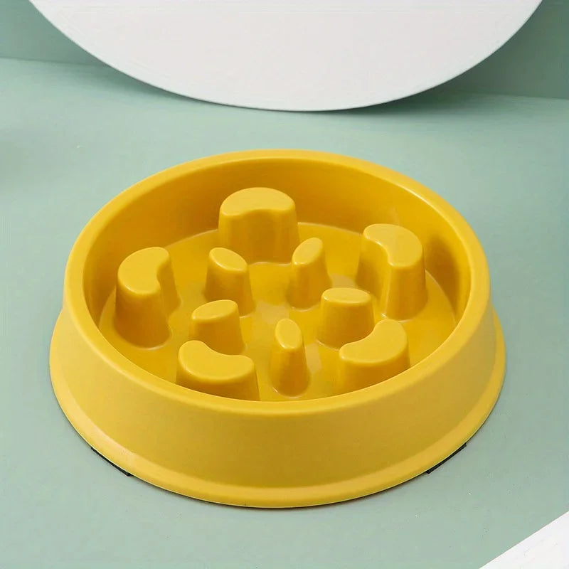 Non-slip slow Feeder Pet Bowl prevents choking and promotes healthy eat habits for Dogs and Cats Dog food bowls Pet rice bowls - Daisan Mart