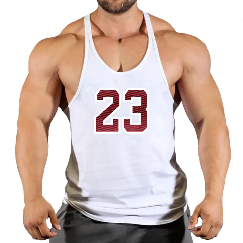 Men's Active Summer Sleeveless Gym Sports T-Shirt