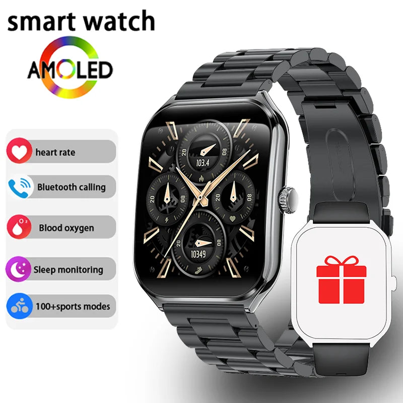 Ultra-Thin Smartwatch 1.96 AMOLED Continuous Display
