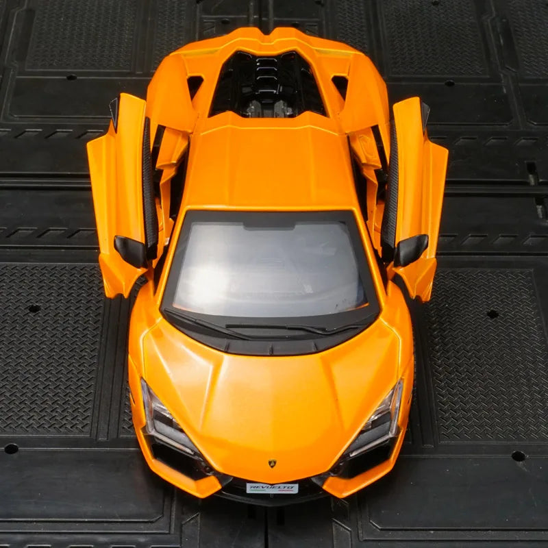 Mô Hình Xe Lamborghini Revuelto Hợp Kim Kéo Lùi Trẻ Em - Daisan Mart