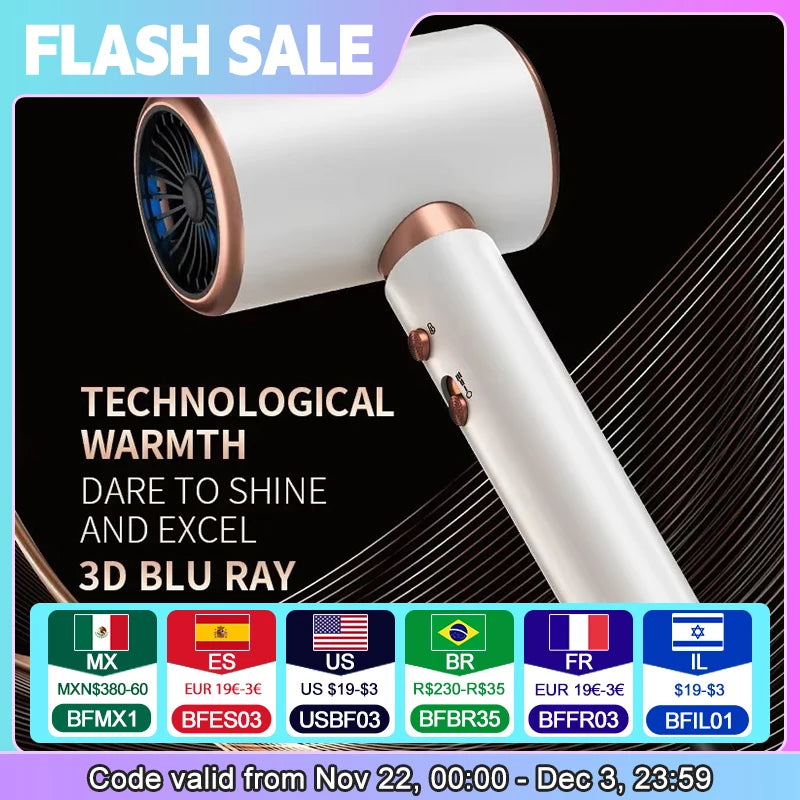 Quiet High Speed ​​Hair Dryer For Home Salon