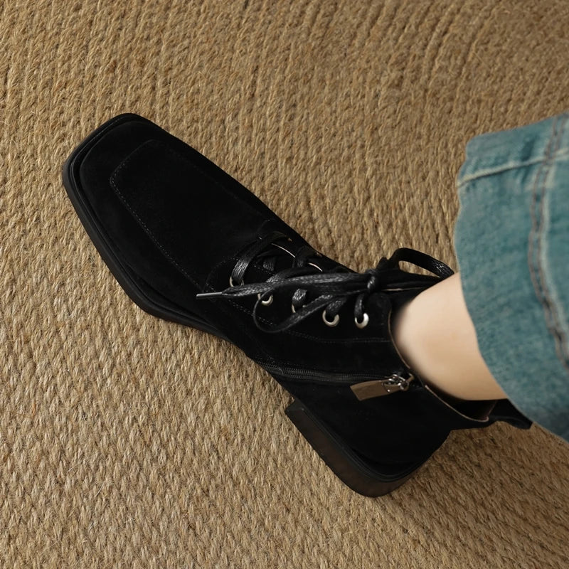 2025 Classic Genuine Leather Women's Anti-Slip Boots