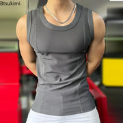 Men's Gym Tank Top Stretchy and Cool Summer 2025
