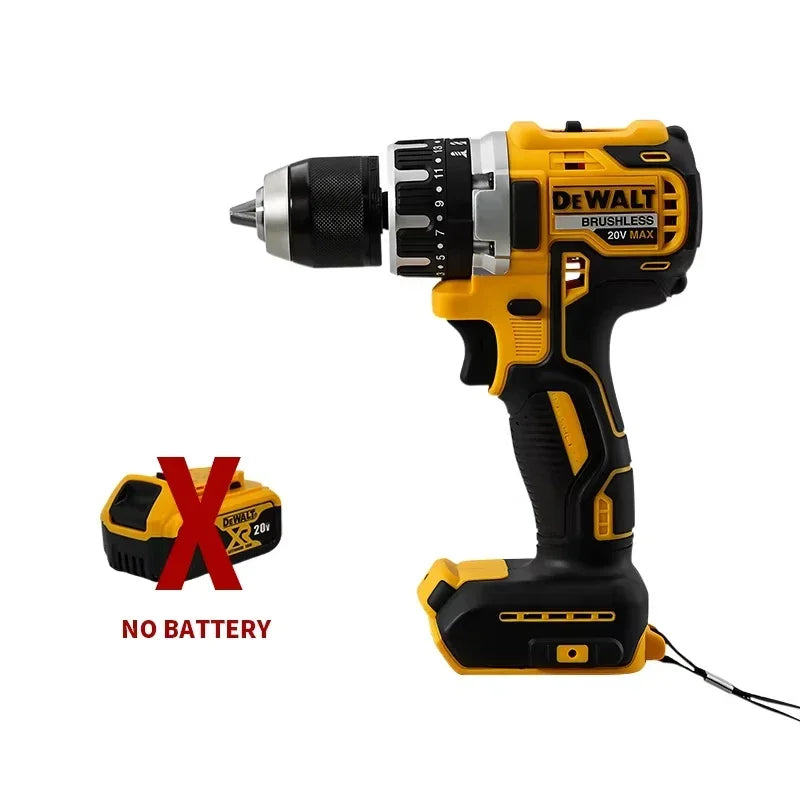 2025 Dewalt 2000RPM Cordless Electric Drill Brushless Driver Adjustable Speed ​​Impact Hand Drill Rechargeable Power Tools DCD796