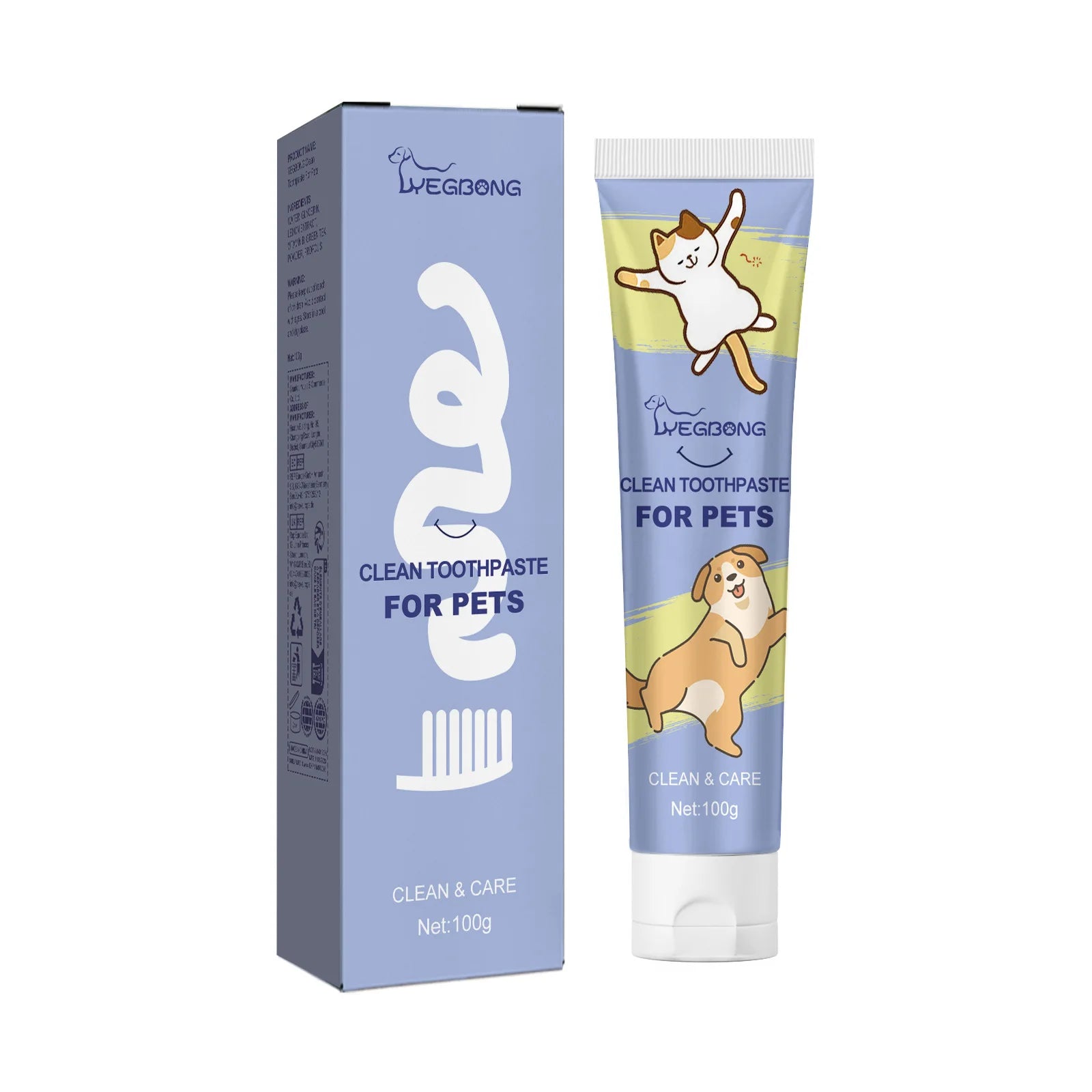 Pet Cleaning Toothpaste Cleaning tartar, stain repair, teeth whitening, cat and dog oral care - Daisan Mart