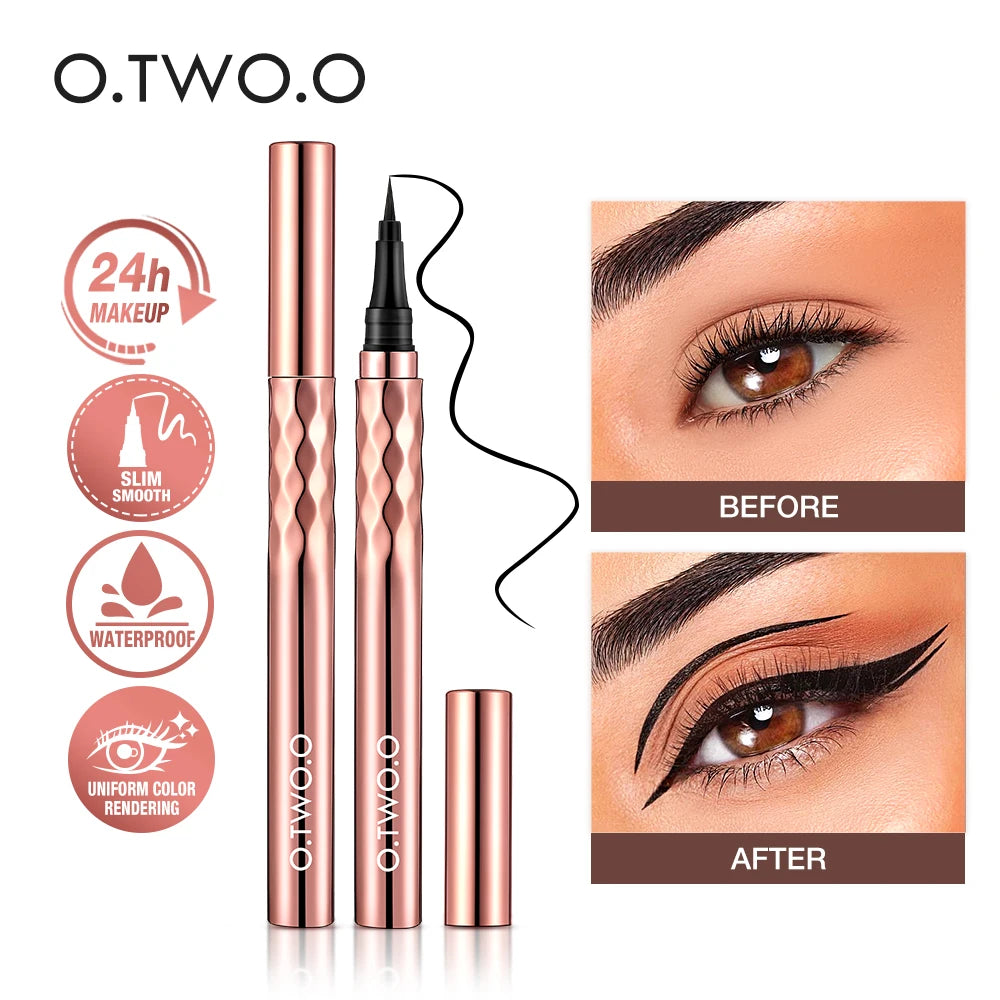 O.TWO.O Waterproof Eyeliner, Super Thin Line