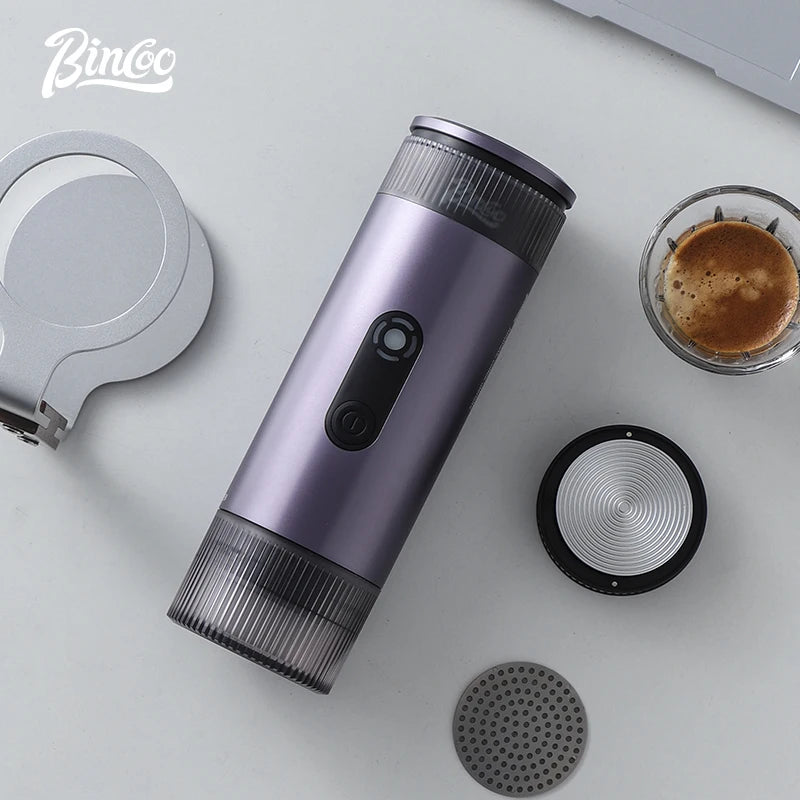 Bincoo Portable Electric Espresso Coffee Maker for Camping Wireless Heating Concentrated Extraction Coffee Machine Red Dot Award - Daisan Mart