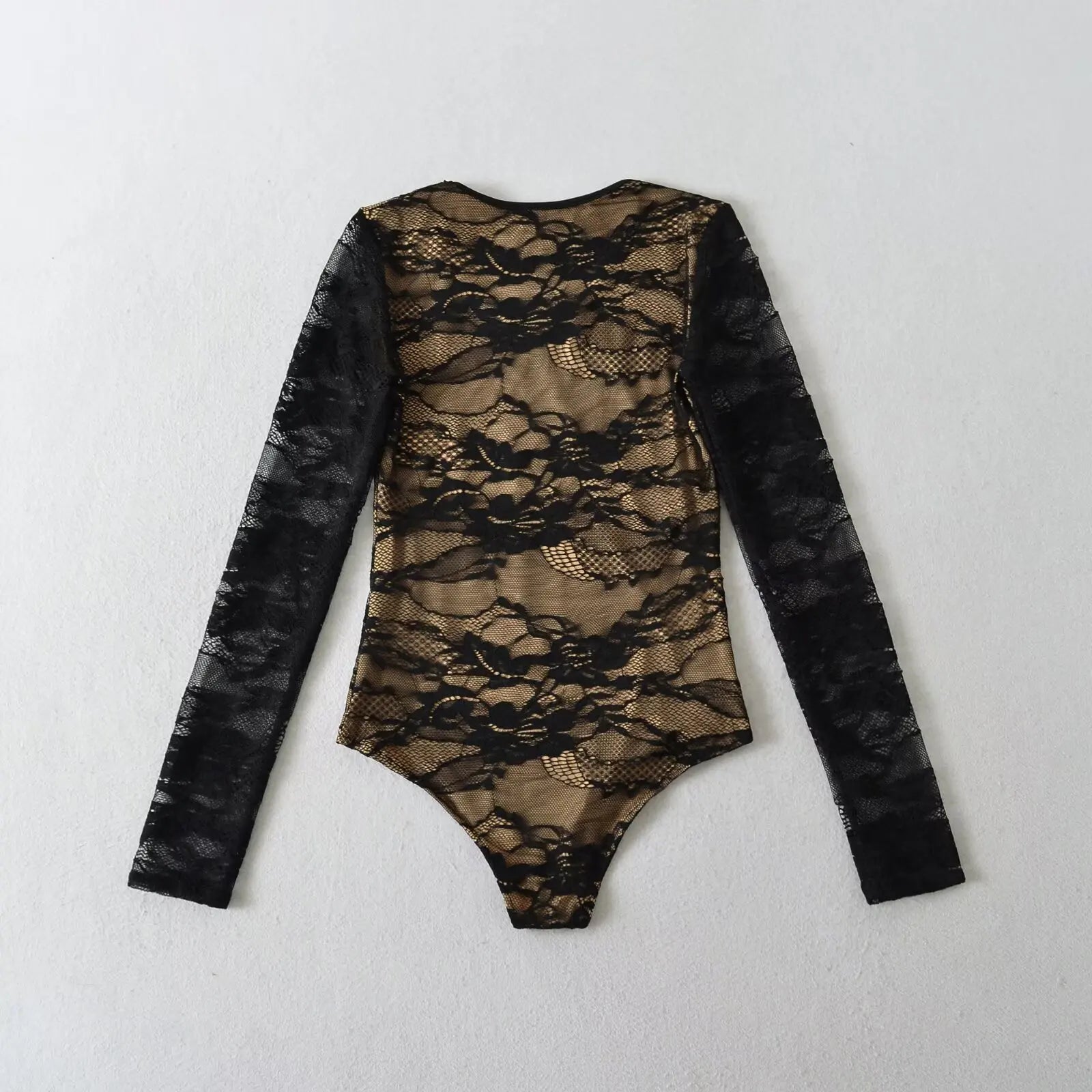 Sexy Lace Bodysuit 2025 - 2 Colors Long Sleeves