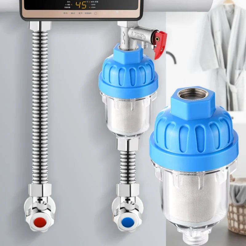 Adapter Faucet Water Purifier Stand Filter Element Chlorine Heavy Remove Metals Hard Filtered Shower Bath Filtration Soften Sink - Daisan Mart